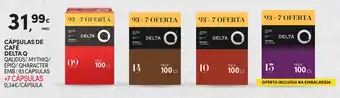 Continente Cápsulas de café delta q promoção