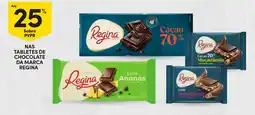 Continente Nas tabletes de chocolate da marca regina promoção