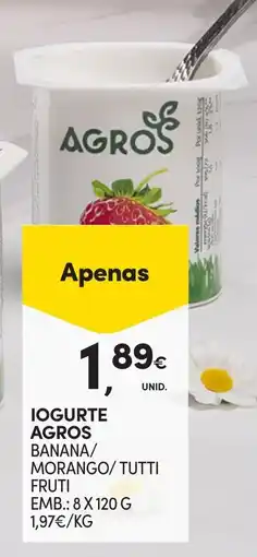Continente Iogurte agros promoção