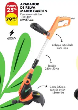 Pingo Doce Aparador de relva mader garden promoção