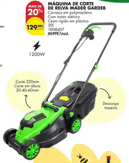 Pingo Doce Máquina de corte de relva mader gardeb promoção