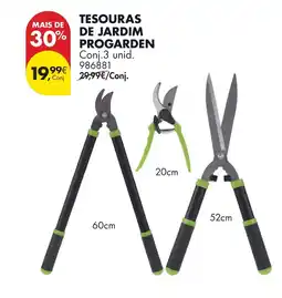 Pingo Doce Tesouras de jardim progarden promoção