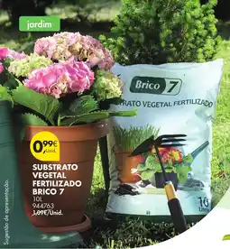 Pingo Doce Substrato vegetal fertilizado brico 7 promoção