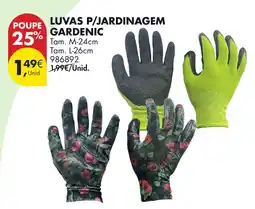 Pingo Doce Luvas p/jardinagem gardenic promoção