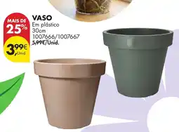 Pingo Doce Vaso em plástico 30cm promoção