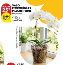 Pingo Doce Vaso p/orquídeas plastic forte promoção