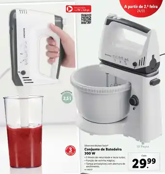 Silvercrest Kitchen Tools Conjunto de Batedeira 300W
