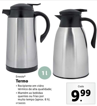 Lidl Ernesto Termo 1L promoção