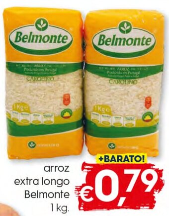 Bolama Arroz Extra Longo Belmonte 1kg promoção