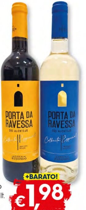 Bolama V. Maduro Porta da Ravessa Colheita Especial Branco /Tinto 0,75lt promoção