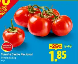 Lidl Tomate Cacho Nacional promoção