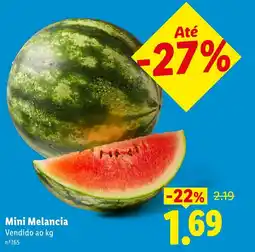 Lidl Mini Melancia promoção