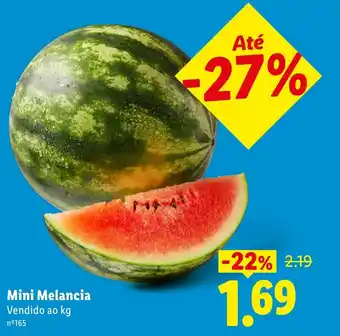 Lidl Mini Melancia promoção
