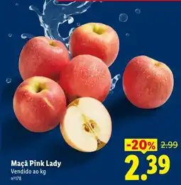 Lidl Maçã Pink Lady promoção