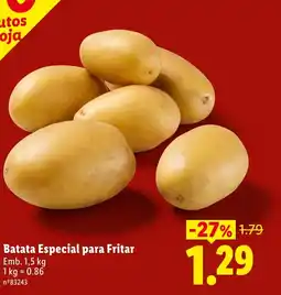Lidl Batata Especial para Fritar promoção