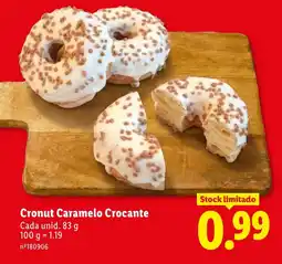 Lidl Cronut Caramelo Crocante promoção