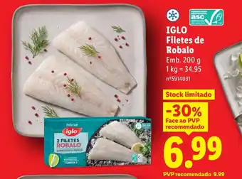 Lidl IGLO Filetes de Robalo promoção