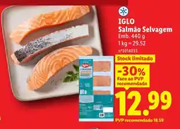 Lidl IGLO Salmão Selvagem promoção