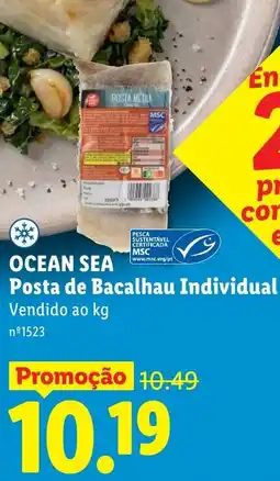 Lidl OCEAN SEA Posta de Bacalhau Individual promoção