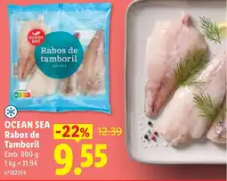 Lidl OCEAN SEA Rabos de Tamboril promoção