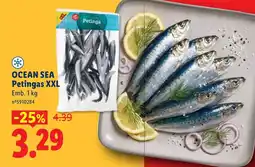 Lidl OCEAN SEA Petingas XXL promoção