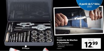 Lidl Parkside Conjunto de Machos e Caçonetes promoção