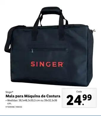Lidl Singer Mala para Máquina de Costura promoção