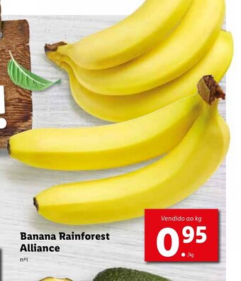Lidl Banana Rainforest Alliance promoção