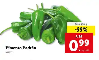 Lidl Pimento Padrão promoção