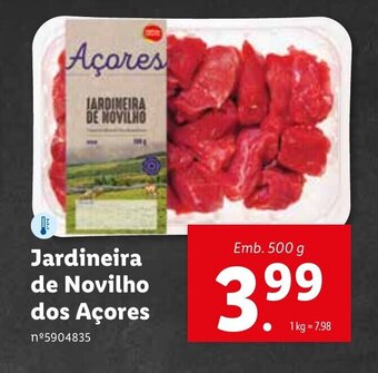 Lidl Jardineira de Novilho dos Açores promoção