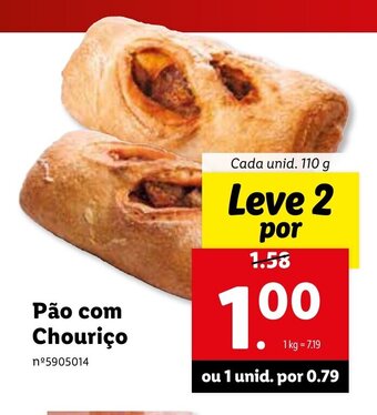 Lidl Pão Com Chouriço promoção