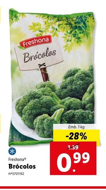 Lidl Freshona Brócolos promoção