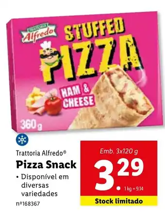 Lidl Trattoria Alfredo Pizza Snack promoção