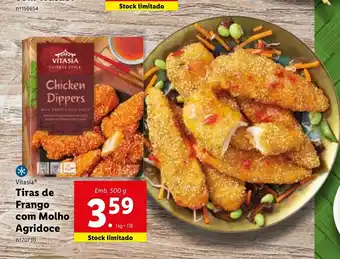 Lidl Vitasia Tiras de Frango com Molho Agridoce promoção
