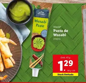 Lidl Vitasia Pasta de Wasabi promoção