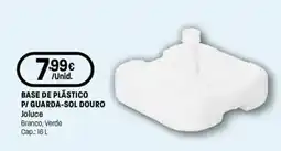 Intermarché Base de plástico p/ guarda-sol douro joluce promoção