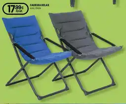 Intermarché Cadeira relax azul, cinza promoção