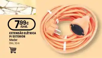 Extensão elétrica p/exterior Mader