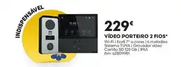 Bricomarché Vídeo porteiro 2 fios promoção
