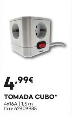 Bricomarché Tomada cubo promoção