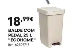 Bricomarché Balde com pedal "ecohome" promoção