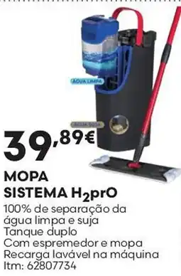 Bricomarché Mopa sistema h2pro promoção