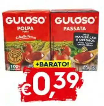 Guloso Polpa/Passata Tomate Manjericão & Orégãos 210g