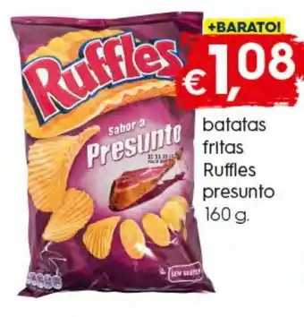 Bolama Batatas Fritas Ruffles Presunto 160g promoção