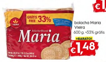 Bolacha maria Vieira 600g