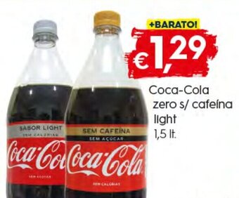 Bolama Coca-cola Zero s/Cafeína Light 1,5lt promoção