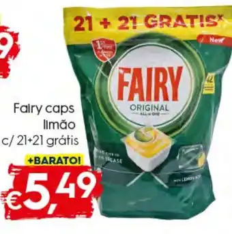 Bolama Fairy Caps Limão promoção