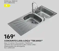 Bricomarché Conjunto lava-loiça "tekaway" promoção