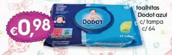 Bolama Toalhitas Dodot Azul c/Tampa c/64 promoção