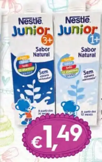 Bolama Leite Nestlé Junior 1+/3+ Natural 1lt promoção
